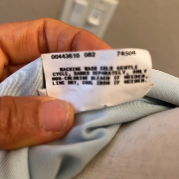 Sold elsewhere A.BYER LIGHT BLUE LADY JACKET  size S used made in Mexico - Picture 6 of 8